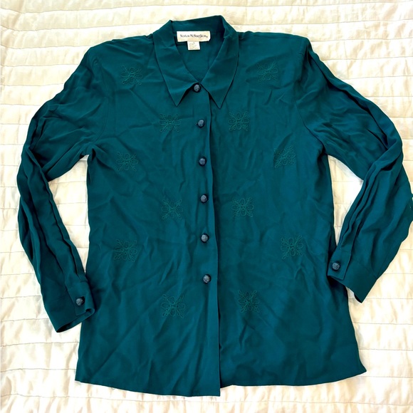Vintage Norton McNaughton blouse - Picture 1 of 5